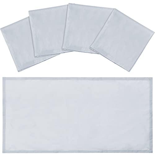 Hortsun 4 Pack Fluorescent Light Covers 4 x 2 Feet Magnetic Light Cover for Drop Ceiling, Fluorescent Ceiling Shade Filters for Office Classroom Home Hospital Decor(Gray)