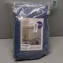 MIULEE Blackout Room Darkening Curtains Thermal Insulated Black Out Drapes Solid Window Treatment Grommet Light Blocking Curtain for Living Room Bedroom 2 Panels Set 52 x 84 inch Length Stone Blue