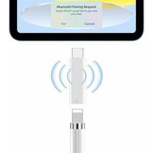 ELOLOHI USB C Pencil Adapter for Apple Pencil 1st Generation Male USB C to Lightning Charger Adapter Connector Bluetooth Pair for iPad 10th Gen Type C iPencil Charging Dongle for iPad A16 2025