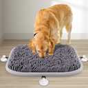Rundik Snuffle Mat for Dogs, 20'' x 28'' Dog Sniffing Interactive Feeding Game Boredom, Puzzle Toys Encourages Natural Foraging Skills and Stress Relief Small/Medium/Large Dogs(20'' x 28'')