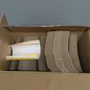 WIFTREY 100 Pcs Shipping Boxes 5.91X3.94X1.57, White Corrugated Cardboard Box for Shipping Small Business, Gift Packing, Mailing