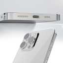 for iPhone 16 Pro Max Case 6.9-Inch 2024 Yellowing-Resistant Shockproof Phone Cover Anti-Scratch with Camera Lens Protector for iPhone 16 Pro Max Phone Transparent Case (Silver Border)