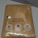 King Pillow Cases Set of 2 - Ultra Soft Hotel Quality Pillowcase Covers - Comfy, Cozy & Wrinkle Free - Shrinkage, Stain and Fade Resistant - Machine Washable Pillow Protectors - 2 Piece Set - White