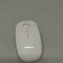VssoPlor Wireless Mouse, 2.4G Slim Portable Computer Laptop Mouse with Nano Receiver Quiet Silent Optical Mice for Notebook, PC, Laptop, Computer-Pure White