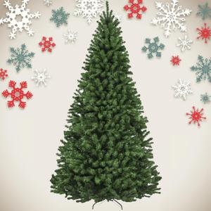 8Ft Premium Christmas Tree with 1800 Tips for Fullness,Artificial Christmas Tree,Easy Assembly,Metal Foldable Base for Home,Office,Party Decoration,with Bag & Gloves 8Ft Premium Christmas Tree with 1800 Tips for Fullness,Artificial Christmas Tree,Easy Assembly,Metal Foldable Base for Home,Office,Party Decoration,with Bag & Gloves