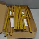 Asee'm 6.6FTx4FT Gold Wedding Arch Backdrop Stand Square Metal Rectangular Arch Frame for Ceremony Party Birthday Bridal Baby Shower Anniversary Arbor Balloon Decoration