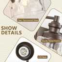 4-Light Bathroom Vanity Light Fixture Over Mirror, Oil-Rubbed Bronze