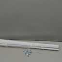 YIIBAII Mini Blinds Suitable for 26.5" W x 64" H Windows 1" Aluminum Horizontal Venetian Blinds Darkening with Rope and Pole can Mounted Inside or Outside