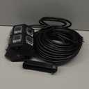 TiFFCOFiO Outdoor Power Strip Weatherproof, 25 FT Extension Cord with Stake, 6 Grounded Outlets for Christmas Yard Decorations and Inflatables, 15A/1875W, ETL Listed