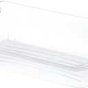 Smart Choice 240356402 Top Shelf Refrigerator Door Bin - Clear, Impact Resistant Freezer Replacement Compatible with Frigidaire 240356407 240356408, Fits Select Frigidaire & Kenmore Models