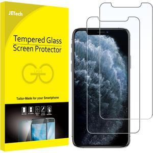 JETech Screen Protector for iPhone 11 Pro Max and iPhone Xs Max 6.5-Inch, Tempered Glass Film, 2-Pack