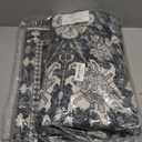 RUGSURE Washable Area Rugs - Perfect for Living Room, Bedroom, Kids Room, Nursery - Stain & Water Resistant Non-Slip, Pet & Child Friendly, Vintage Tribal Area Rugs (Grey, 4' x 6')