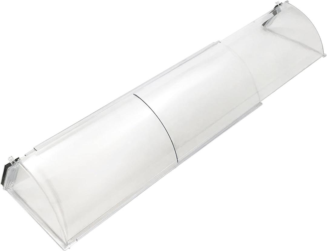 Frost King HD11 Baseboard Air Deflector, Heavy Duty, Clear Plastic with Magnetic hold, Fits baseboards up 25' wide, Adjustable 15" to 25"