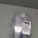 Oasis Creations Square Mini Dessert Cup - 3.5 ounce - 50 Count - Lids & Spoons Included - Clear Plastic - Appetizer Cup - Parfait Cup - Dessert Cup -Disposable or Reusable (50 Pack)