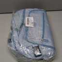 Sowaovut Travel Laptop Backpack, Extra Large High School College Backpacks, Flight Approved Daypack Business Bag Fit 17.3 inch Laptop for Men Women (Light Blue)