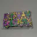 4Psc Mardi Gras Decorations Wooden Table Centerpieces Mardi Gras Table Decorations Masquerade Party Decor for New Orleans Carnival Celebration