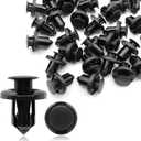 20pcs Front Bumper Retainer Clips, 10mm Fender Liner Clip Compatible with Honda CR-V, Accord, Civic, Acura - Nylon Push-Type Fasteners