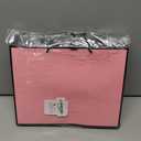 Ethhqu 12 Pack Gift Bags with Handles Include Tissue Papers & Cards, Medium Size 12.6104'' Thank You Gift Bags Medium Size for Birthday, Mother's Day, Wedding, Bridesmaids (Pink and Black)