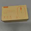 seenda Wireless Mouse, 2.4G Noiseless Computer Mice with USB Receiver Portable Computer Mouse for PC, Tablet, Laptop - Pure White