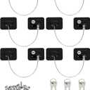 Refrigerator Lock, 6 pack Cabinet Lock for Baby Safety, Child Proof Freezer Lock and Fridge Lock with Keys, for Fridge, Drawers, Dishwasher, Closet, Windows and Toilet, No Drilling Easy Installation