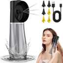Ear Wax Removal Tool-Ear Cleaner-Ear Cleaning Kit with 4 Pressure Settings, Safe & Effective Electric Triple Jet Stream Ear Cleaner with 6 Reusable Tips USB Rechargeable