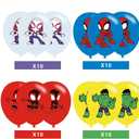40pcs Spider and His Friends Birthday Party Balloons for Spider and His Friends Themed Birthday Party Decorations Supplies - 12 Inch