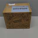 Hazel Quinn Retro Electric Kettle - 1.7 Liters / 57.5 Ounces Tea Kettle with Thermometer, All Stainless Steel, 1200 Watts Fast Boiling, BPA-free, Cordless, Automatic Shut Off - Pearl White