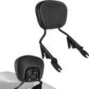 Sissy Bar for Harley Davidson Touring, Detachable Passenger Backrest Compatible with Street Glide Road Glide Road King Electra Glide Ultra Limited 2009-2024, Black