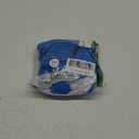 AI'MAGE Women's One Piece Swimsuit Tummy Control Halter Ruched Deep V Neck Bathing Suits, Large, Blue