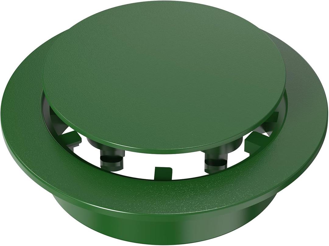 Pop Up Drainage Emitter for 3 & 4 Sewer and Drain Fittings,Dual-Rod Downspout Cover, Outdoor Drain Cover for Yard Outlet, Channel Drains & Catch Basins