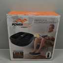 Power Legs Electric Foot Massager Machine with Remote Control, Adjustable Speed, Vibration - Calf Massager - Feet Massager for Neuropathy Pain Relief, Plantar Fasciitis, Leg Blood Circulation (Black)