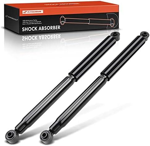 A-Premium Rear Pair (2) Shock Strut Absorbers Compatible with Chevrolet Silverado GMC Sierra 1500 2500 Dodge Ram 1500