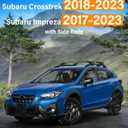 Upgrade HmmtyRack Roof Rack Cross Bars 360lbs Compatible with Subaru Forester 2014-2026 with Raised Side Rails (Not for Wilderness), Aluminum Heavy Duty Lockable Crossbars with Foldable Hooks