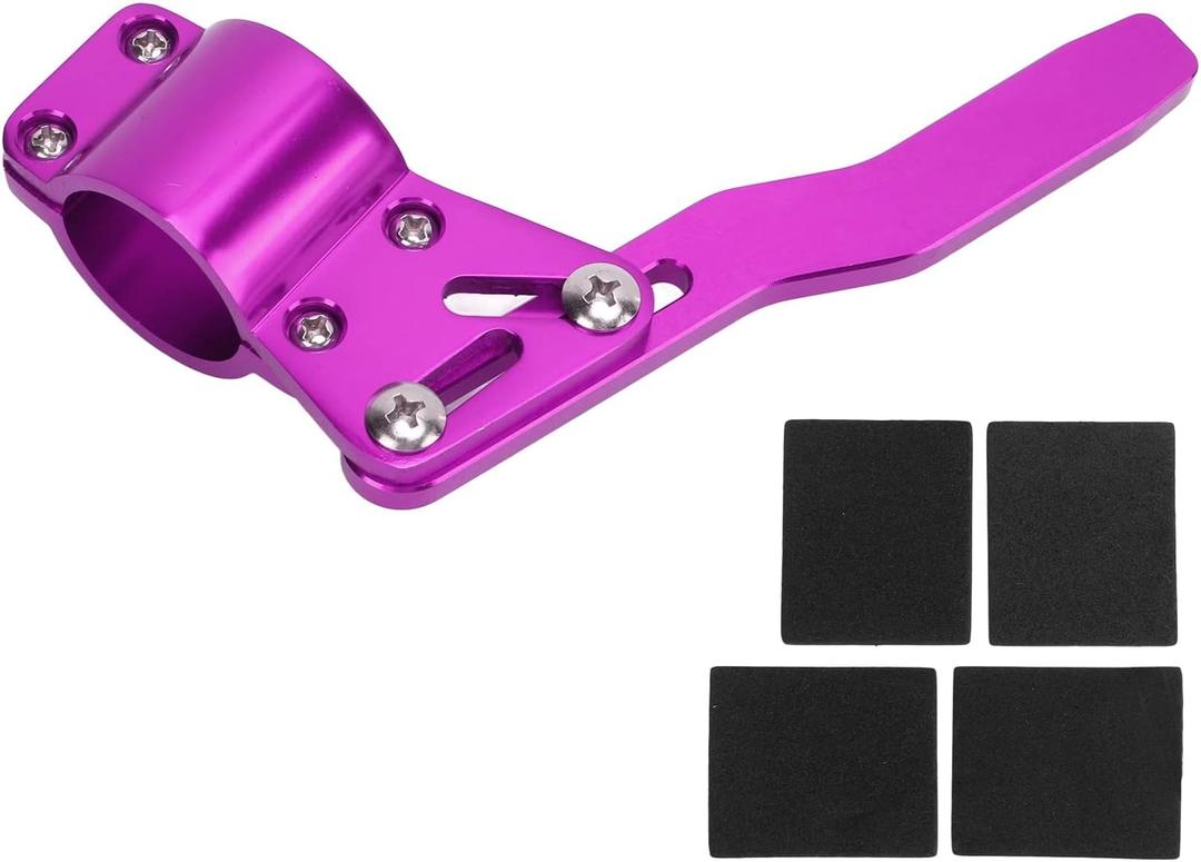 EVGATSAUTO Steering Wheel Rod Extension, 28mm Aluminum Alloy Turn Lever Position Up Kit Lever Position Up Kit(Purple)