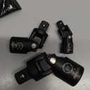 BOEN Universal Joint Socket Adapter Set | 3-Piece Ball Spring Design 1/2", 3/8", and 1/4" U-Joint Drive | Chrome Vanadium Steel Universal Joint Set