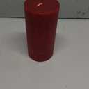 Root Candles Unscented Candles Premium Beeswax Blend Pillar Candle, 3 x 6-Inches, Garnet