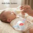 Pigeon Glass Nursing Bottle Wide Neck, Anti-Colic, Streamlined Body, Natural Feel, Easy to Clean, Heat-Resistant, 5.4 Oz (Pack of 2), Includes 2pcs SS Nipples (0m+)