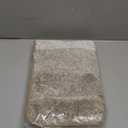 COSY HOMEER Bathroom Rugs 24"x17", Ultra Soft Absorbent Bath Mat with Non-Slip TPR Backing, Machine Washable Shaggy Rug for Bathroom Floor, Beige