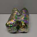 2 x 50 Feet Mardi Gras Tinsel Garland Gold Green Purple Garland Mardi Gras Christmas Tree Tinsel Garland Metallic Twisted Hanging Garland for Mardi Gras Oktoberfest Birthday Party Decoration