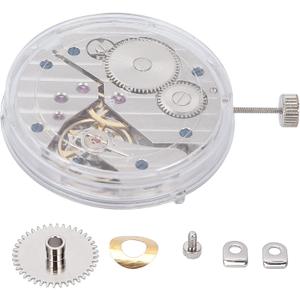 ZJchao Mechanical Watch Movement, ST3600 1.5in Diameter Movement Mechanical Watch Repairing Maintenance Replacement Accessory Round Watch Movements Kit for Watch Repair