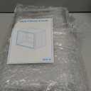 Clear Doll Storage Box with Lid - Stackable Organizer for 15-17cm Dolls & Accessories, Transparent Display Case for Collectibles, Action Figures, and Toy Clothes