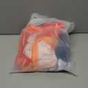 2 Pack Men's Sun Protection Long Sleeve Swim Shirts UPF 50+ Loose Fit Rash Guards Fishing Quick Dry Clothing (Medium, Gradient Blue/Orange)