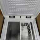 Commercial Cool 1.8 Cu. Ft. Compact Chest Freezer, Textured Finish, Deep Freezer for Frozen Food Storage, Removable Storage Basket, Mechanical Temperature Control, R600a Refrigerant, CCFW18, White