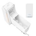 Upgraded DA97-14504C Refrigerator Ice Bucket Replacement for Samsung Refrigerator Ice Maker Replacement Ice Container Ice Tray Assembly RF23J9011SR, RF23HTEDBSR, RF22KREDBSR Ice Bin