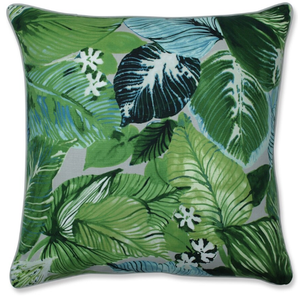Pillow Perfect Lush Leaf Mojito Throw Pillow  - 25" x 25"