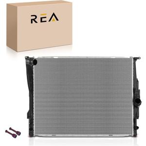 Coolant Radiator Assembly with Transmission Oil Cooler Compatible with BMW 328i 3.0L 2007-2013328i xDrive 3.0L 2009-2013325i 3.0L 2006328i 2.0L 2012-2013328i xDrive 2.0L 2013 & More 17117542199
