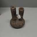 47th & Main Abstract Accent Sculpture Ceramic Modern Home Dcor, 5" L x 3.5" W x 8" H, Brown