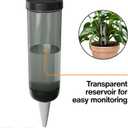 Fiskars LifeWell Watering Spike for Indoor Plants  Self-Watering Device with Transparent Reservoir, Porous Ceramic Cone, UV-Resistant & Recycled Plastic, 11.75 oz