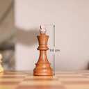 Chessnut Pro Tournament Size Electronic Chessboard — 55cm Board, Full Wooden Piece Recognition, AI Chess Computer, LED Lights — Professional Smart Chess Set, 33*33*2.2cm