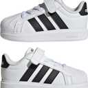 Adidas Unisex-Kids Streetalk Elastic Lace, White/Black/Black, 2.5